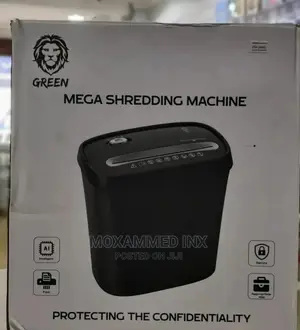 Green Cross Cut Shredder Machine