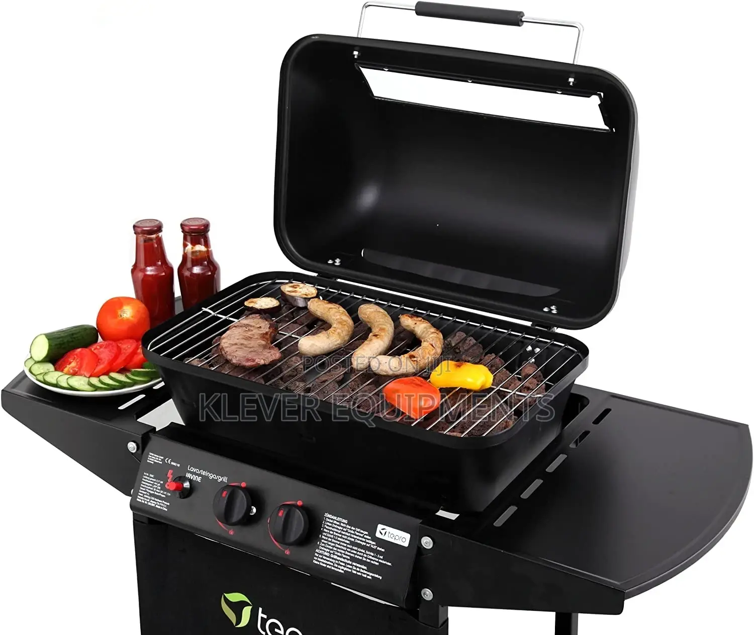 Decakila Double Burner Gas BBQ Grill