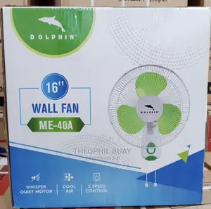 Dolphin Wall Fan Panga 3 Zinakuja Mbili (2) Kwa Carton