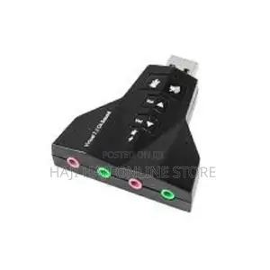 7.1 Channel USB External Sound Card Audio Adapter With Mic