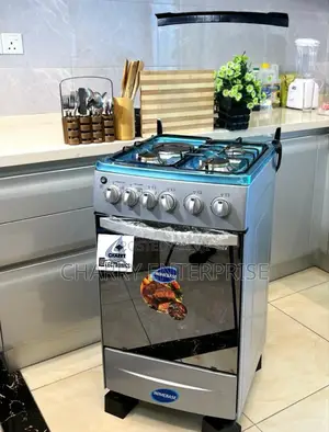 HOMEBASE Cooker 3 Gas, 1 Electric 50cm * 50 Cm Elect Ov