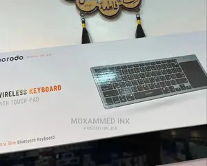 Ultra Slim Porodo Bluetooth Keyboard With Touchpad