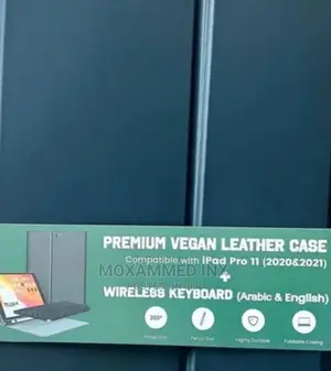Premium Vegan Leather Case With Keyboard