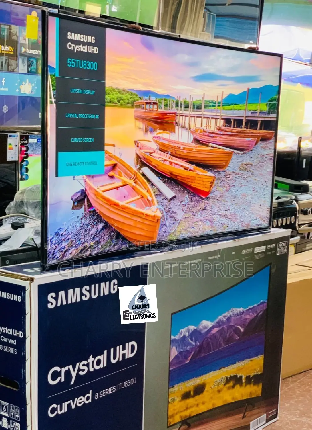 SAMSUNG Curved CRYSTAL Smart UHD Tv55 Inch
