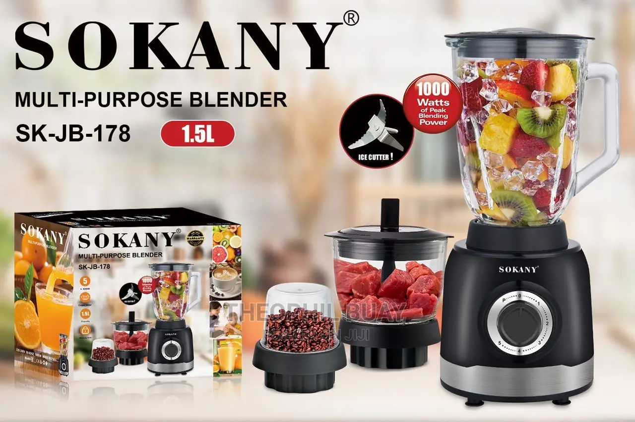 1.5L Blender,Chopper N Grinder Quality Ni Uhakika