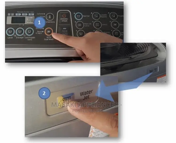 Samsung 13kg Top Load Washing Machine WA13J5730 Dual Wash