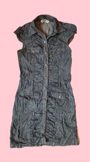Short Thrift Denim Dresses