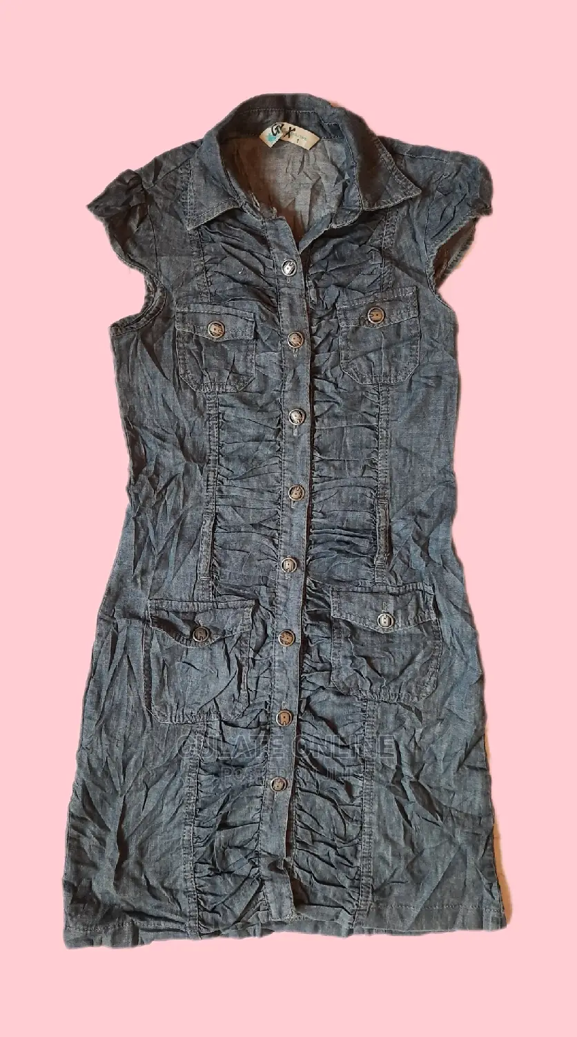 Short Thrift Denim Dresses