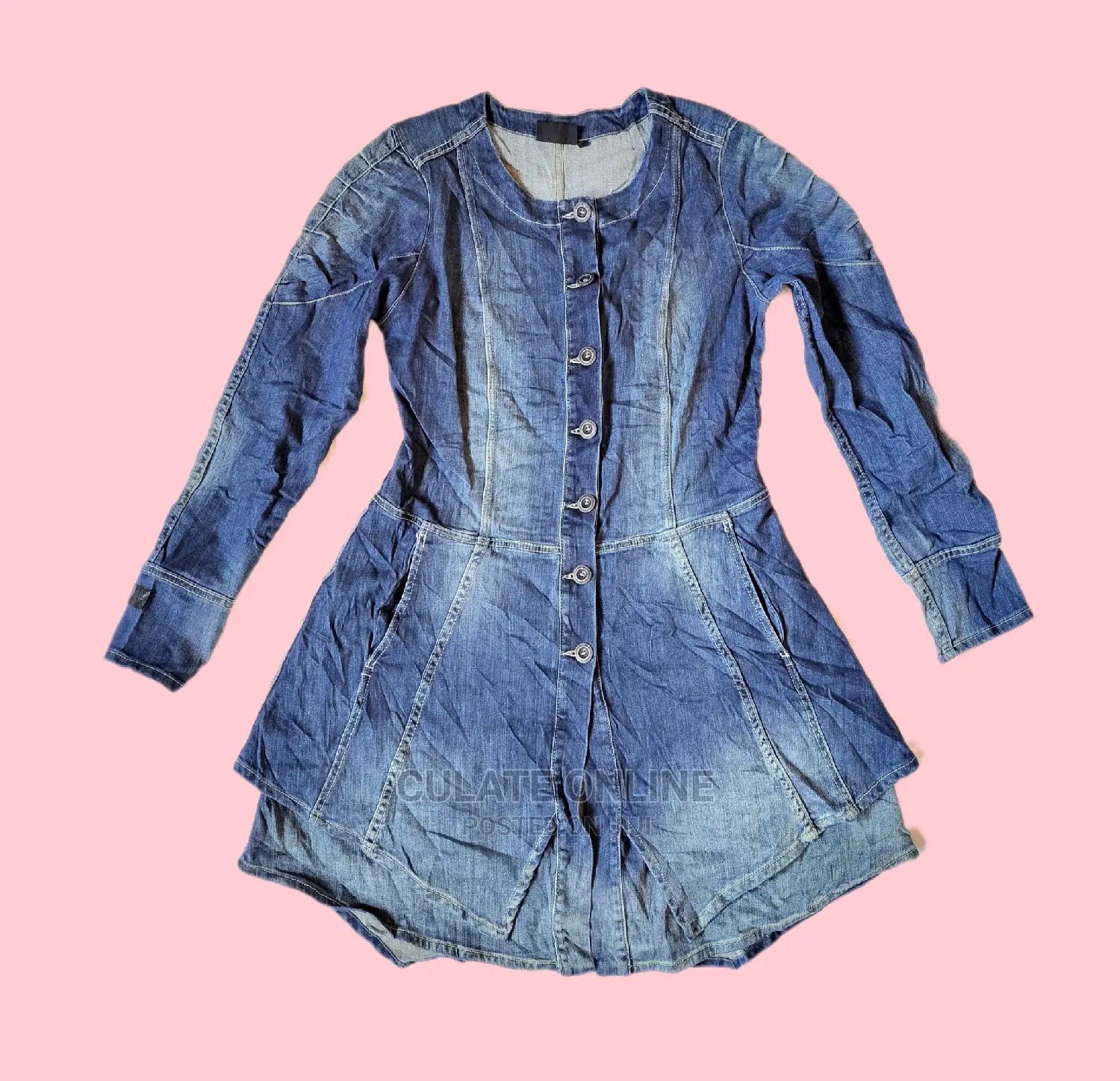 Short Thrift Denim Dresses