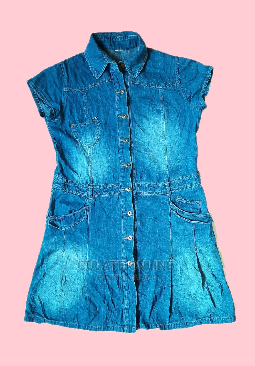 Short Thrift Denim Dresses