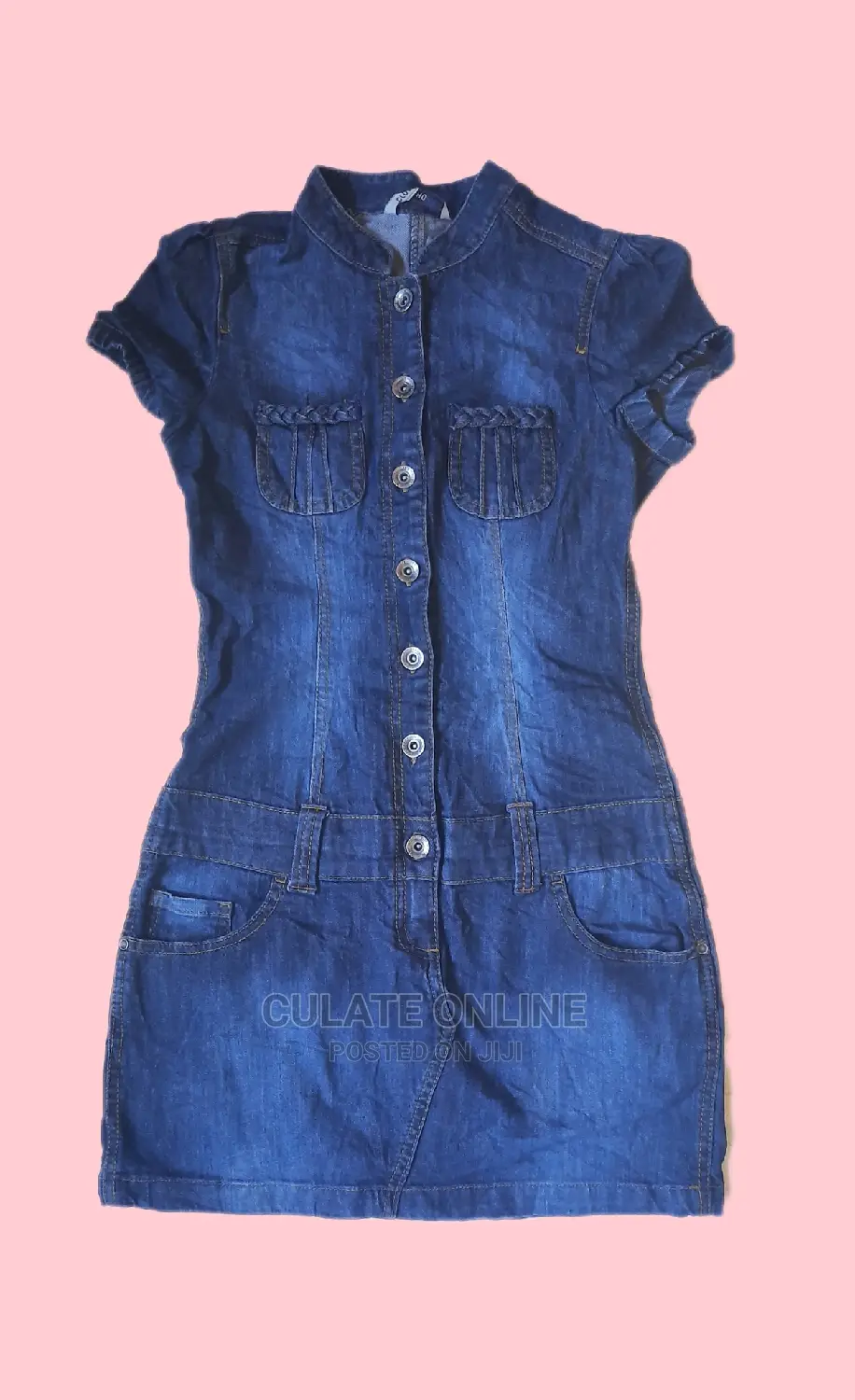 Short Thrift Denim Dresses