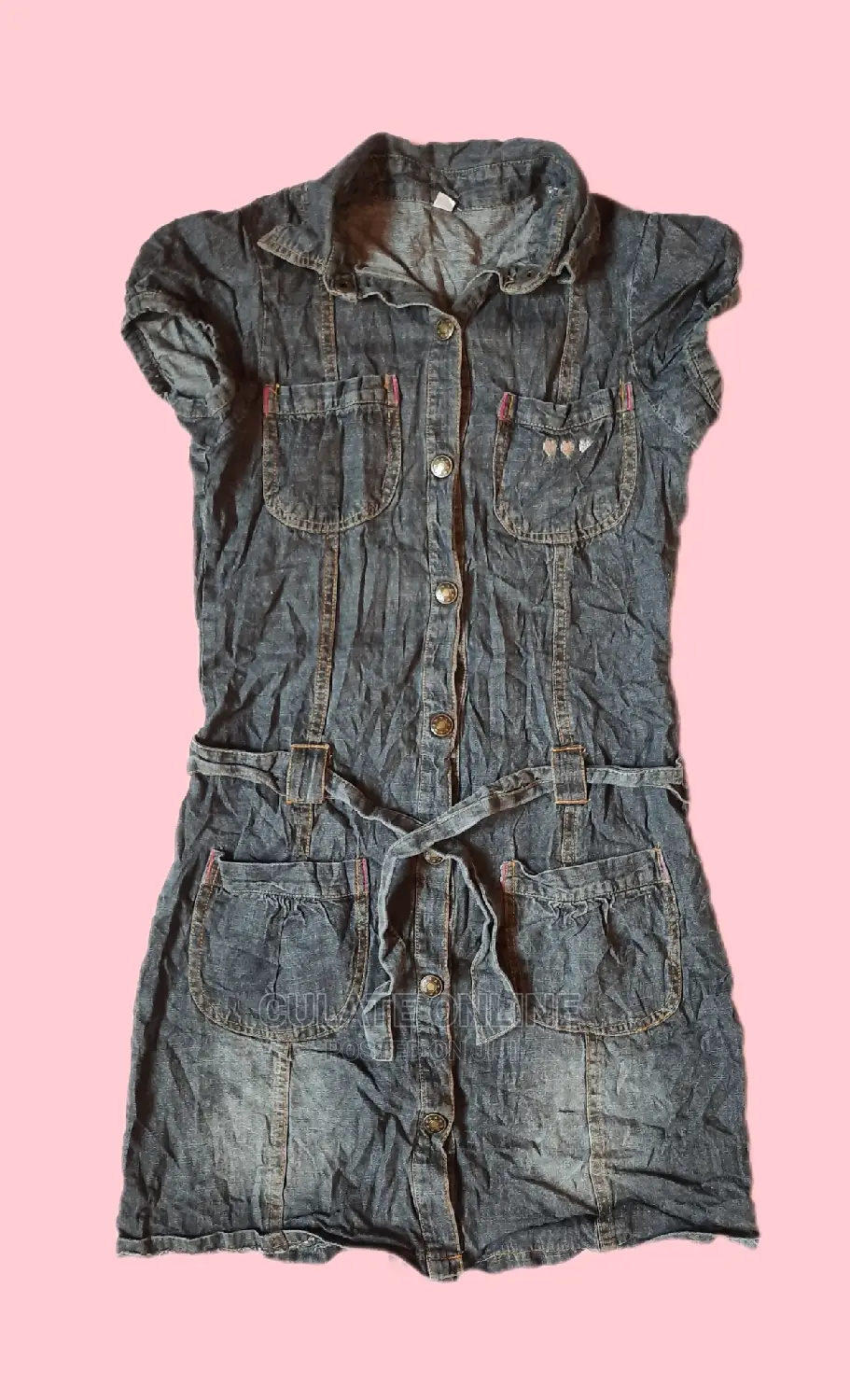 Short Thrift Denim Dresses