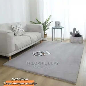 Carpet Nzur Ya Nyoya Na Nzito Kijivu