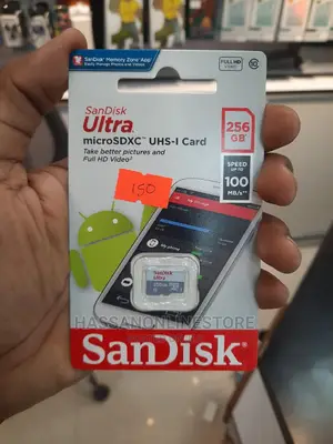 Sandisk Ultra Microsd UHS-I Card 256GB, 100mb/S