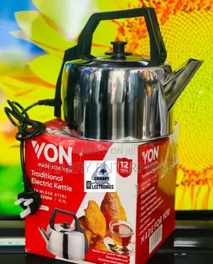 VON Electric Kettle Stainless Steel 4.1 L2250W