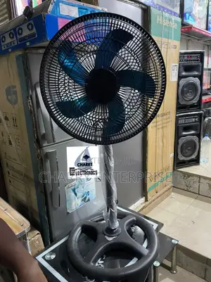 UBEY Stand Fan Black Colour