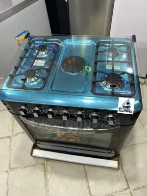 HOMEBASE Cooker With Oven60 Cm*90 Cm4gas ,1 Electric