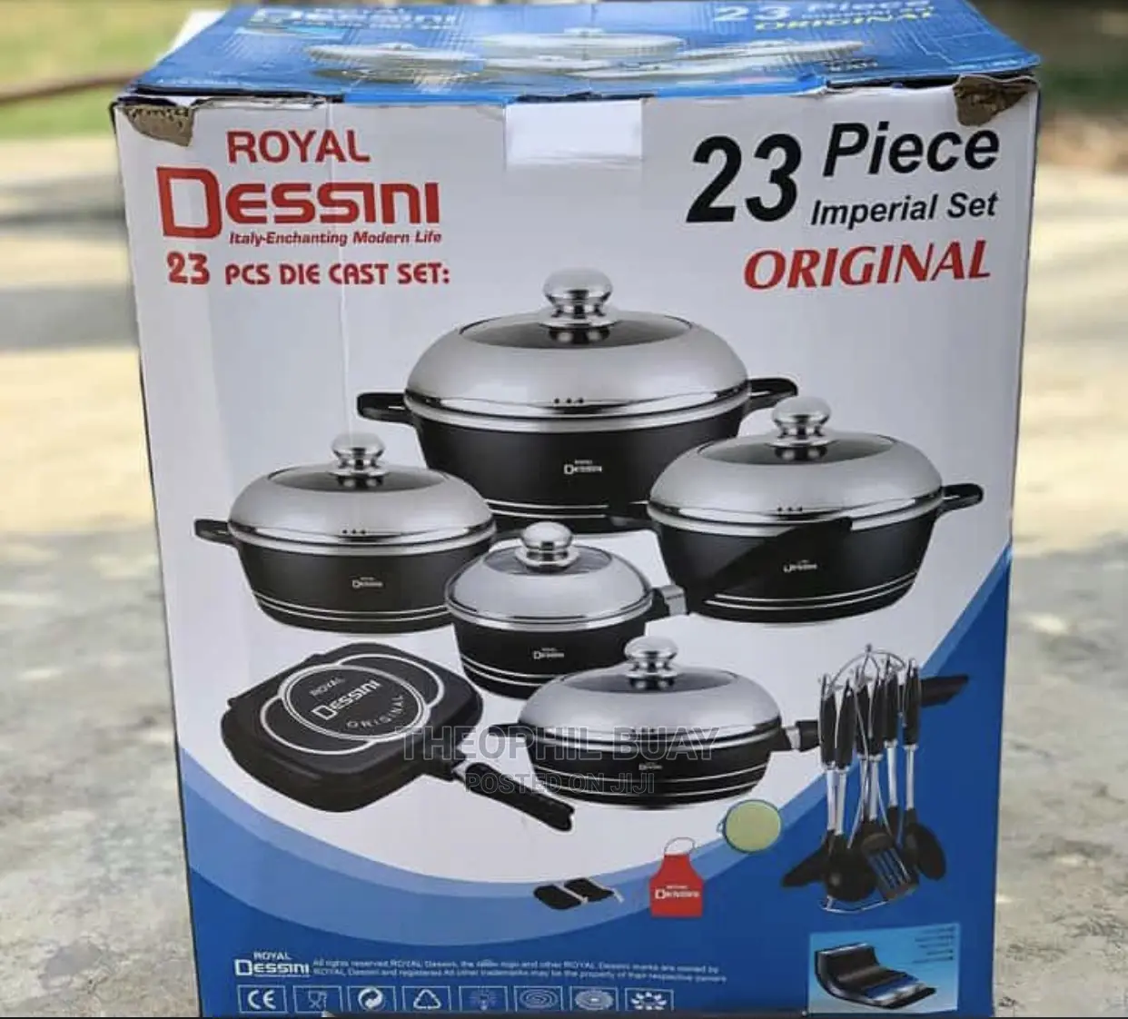 Sufuria Dessini 23pcs Kwa Jumla