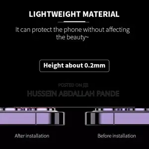 3pcs Camera Lens Protector for iPhone