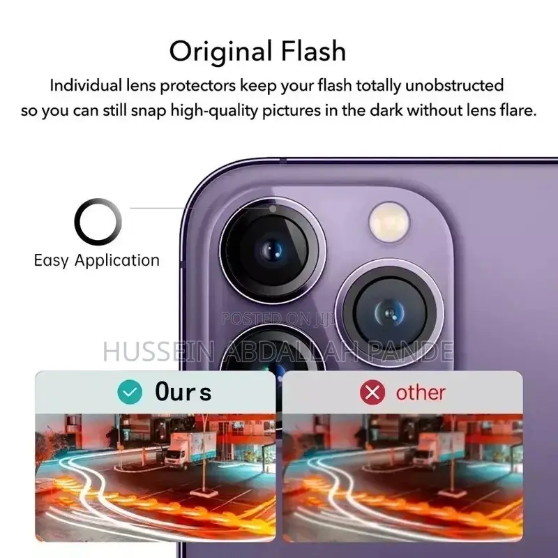 3pcs Camera Lens Protector for iPhone