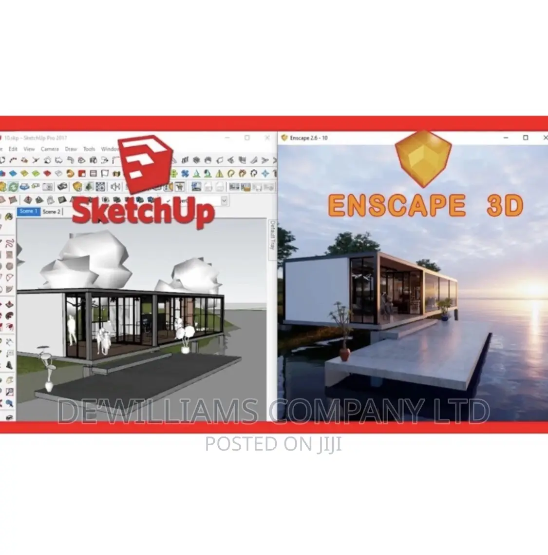 Enscape 3D + Asset Library (Lifetime Activated)