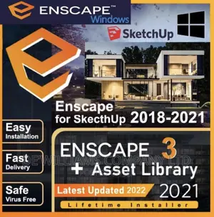 Enscape 3D + Asset Library (Lifetime Activated)