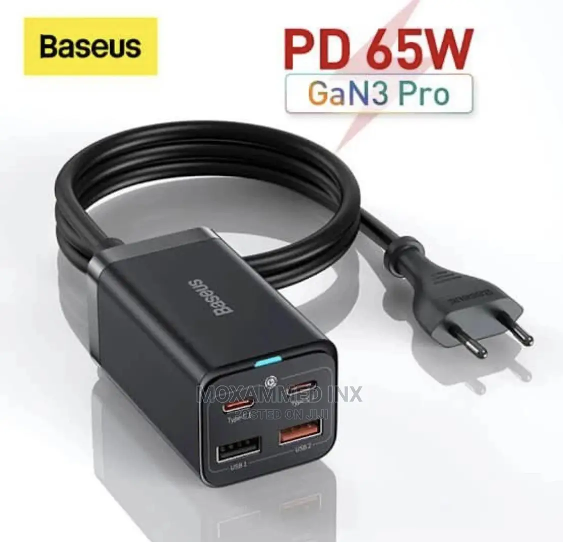 Gan3 Pro Desktop Fast Charger Dual Type C + Dual USB 65W EU