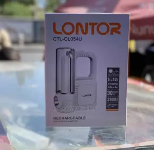 Lontor Light Electric Rechargable Or Solar Rechargeable