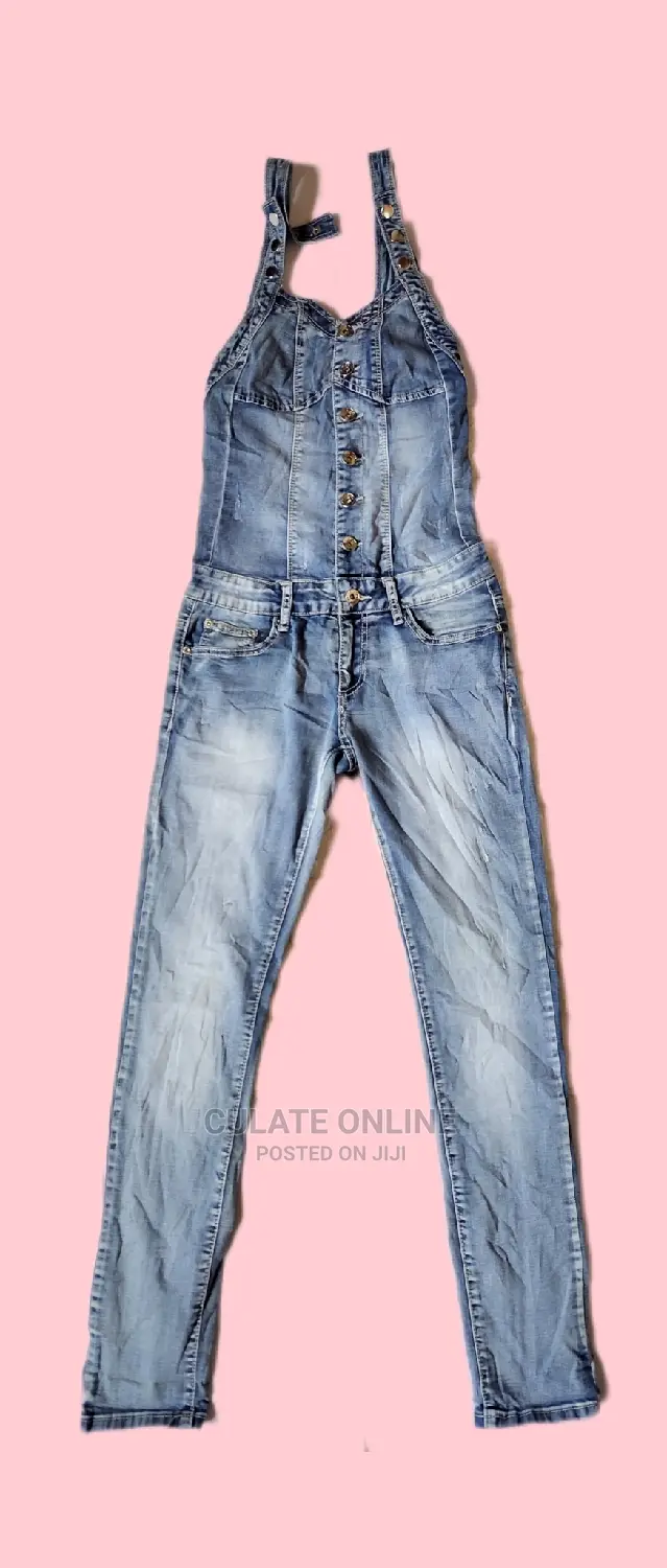 Thrift Denim Jumpsuit