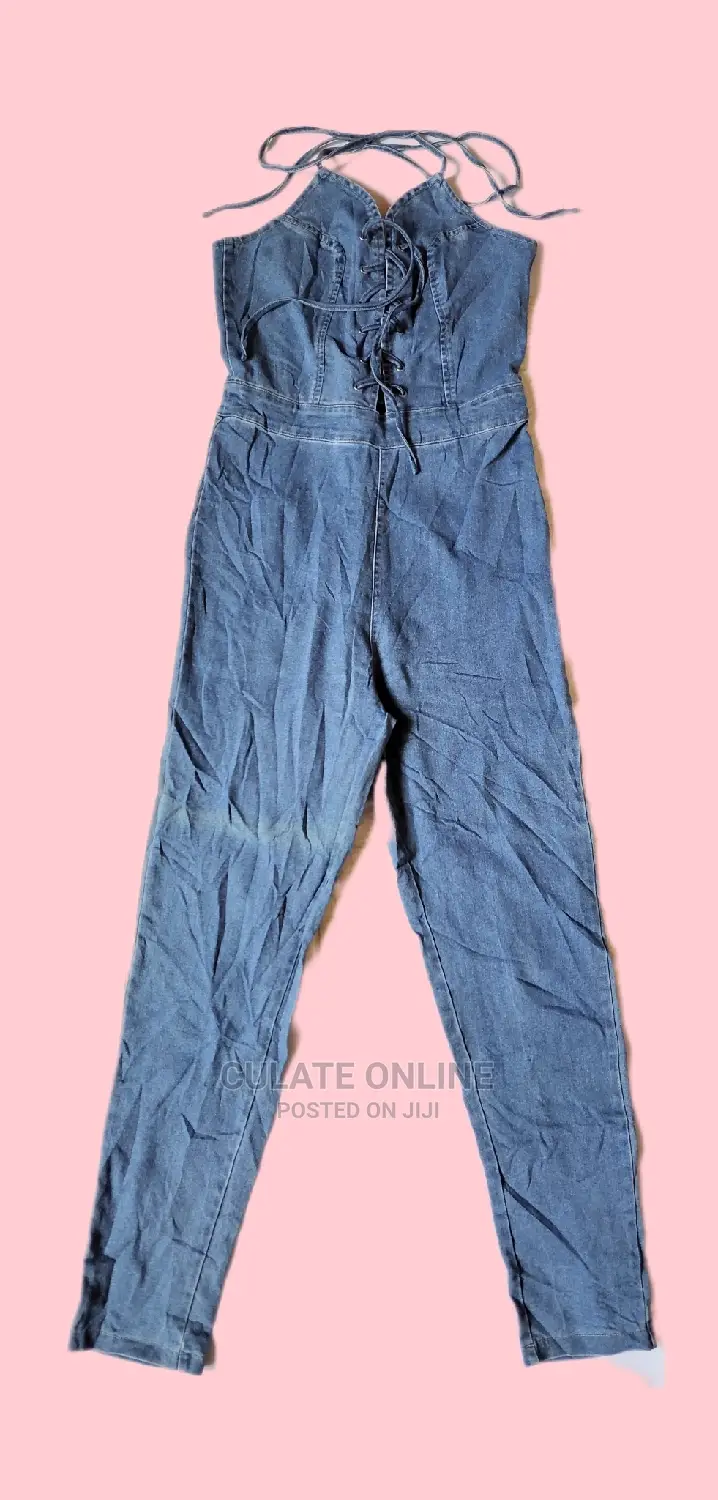 Thrift Denim Jumpsuit