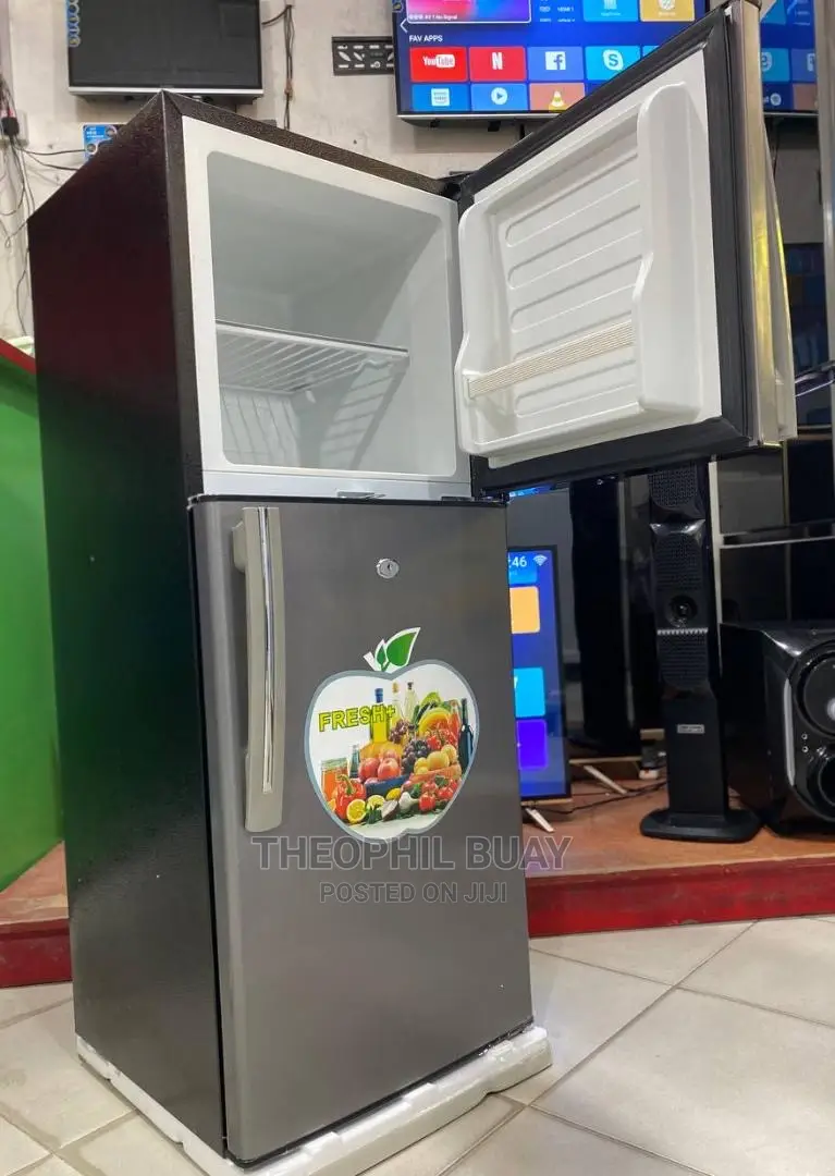 Homebase Double Door Fridge Top Freezer HB105
