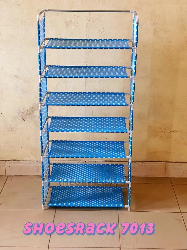 Shoerack 7 Tier Amazing Blue