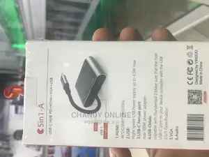 USB C Hub, 5-In-1 USB C Adapter