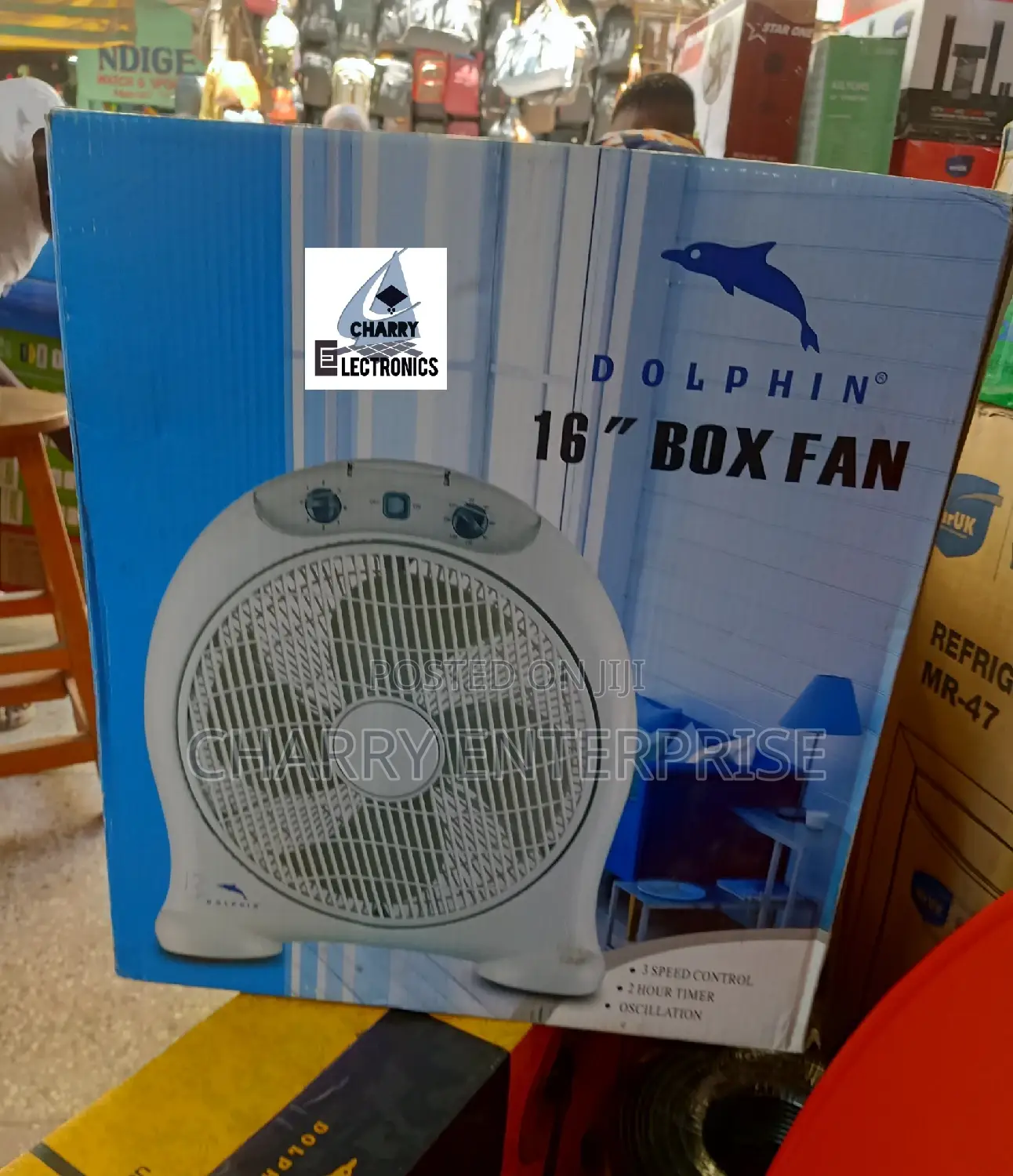 DOLPHIN Box/ Table Fan60WBF-165716"Box Fan