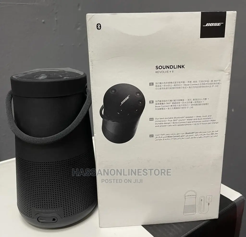 Bose Soundlink Revolve+ II Wireless Bluetooth Speaker Black