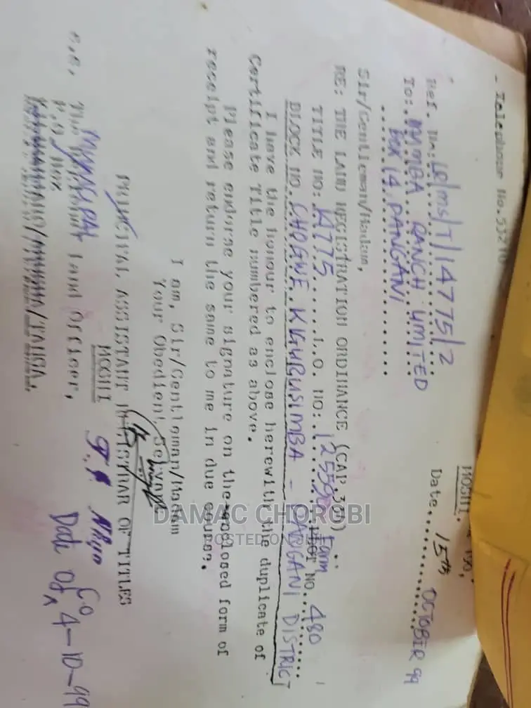 Acre 1450 for Sale Loction Morogoro