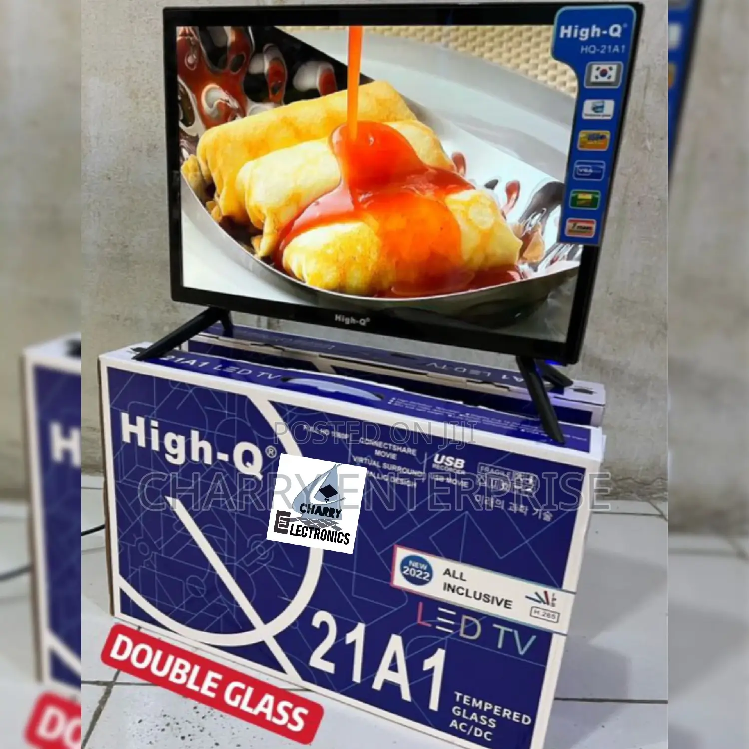 High-Q Full HD 1080p Tv,21 Inch Double Glass