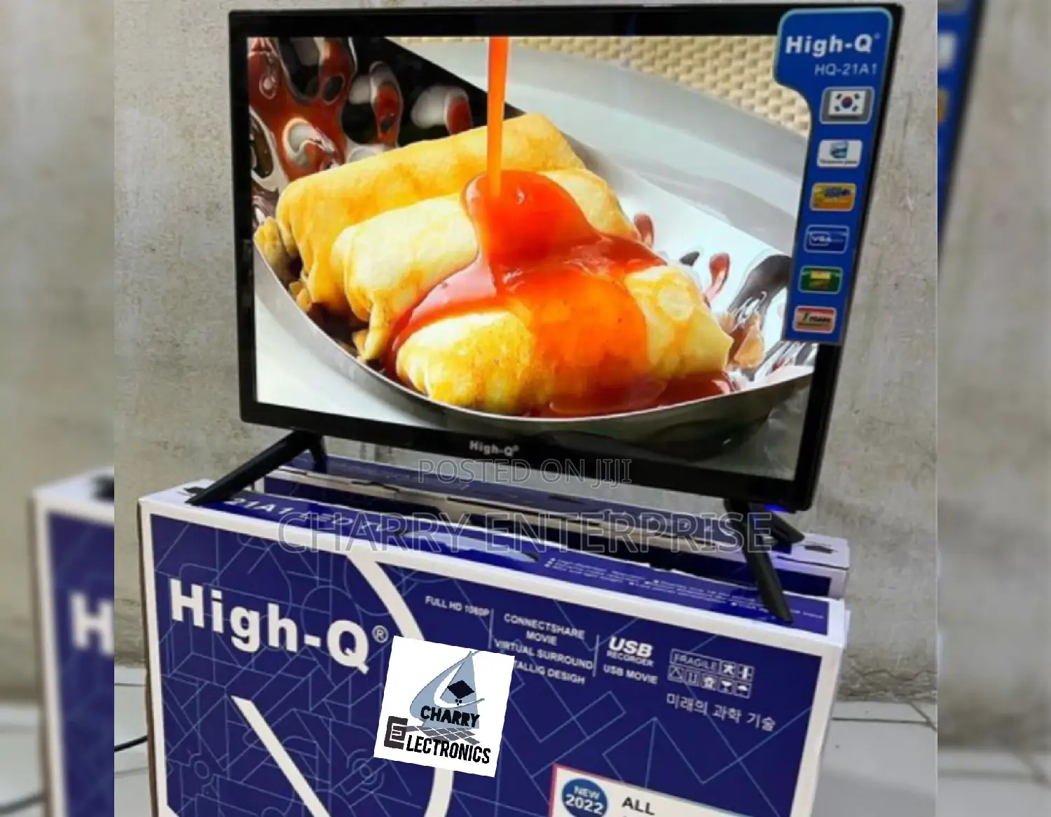 High-Q Full HD 1080p Tv,21 Inch Double Glass