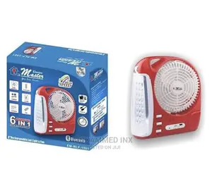 Rechargable Fan Light 6 In 1