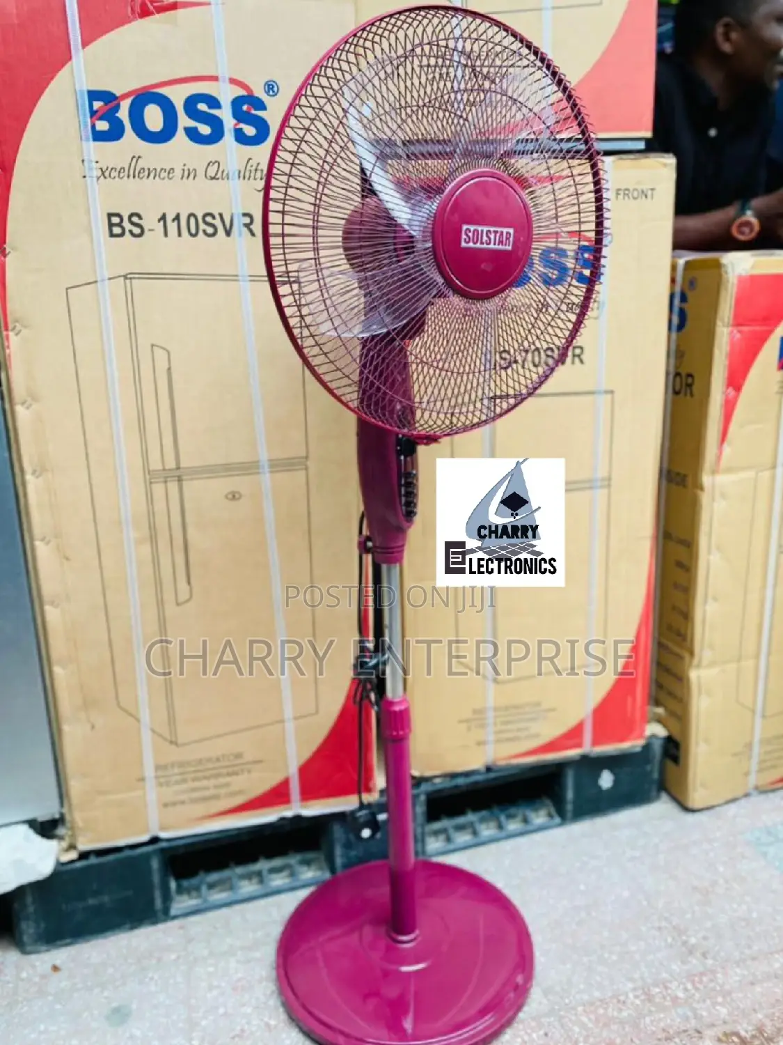 SOLSTAR Stand Fan 16 Cm Durableattractive Colour