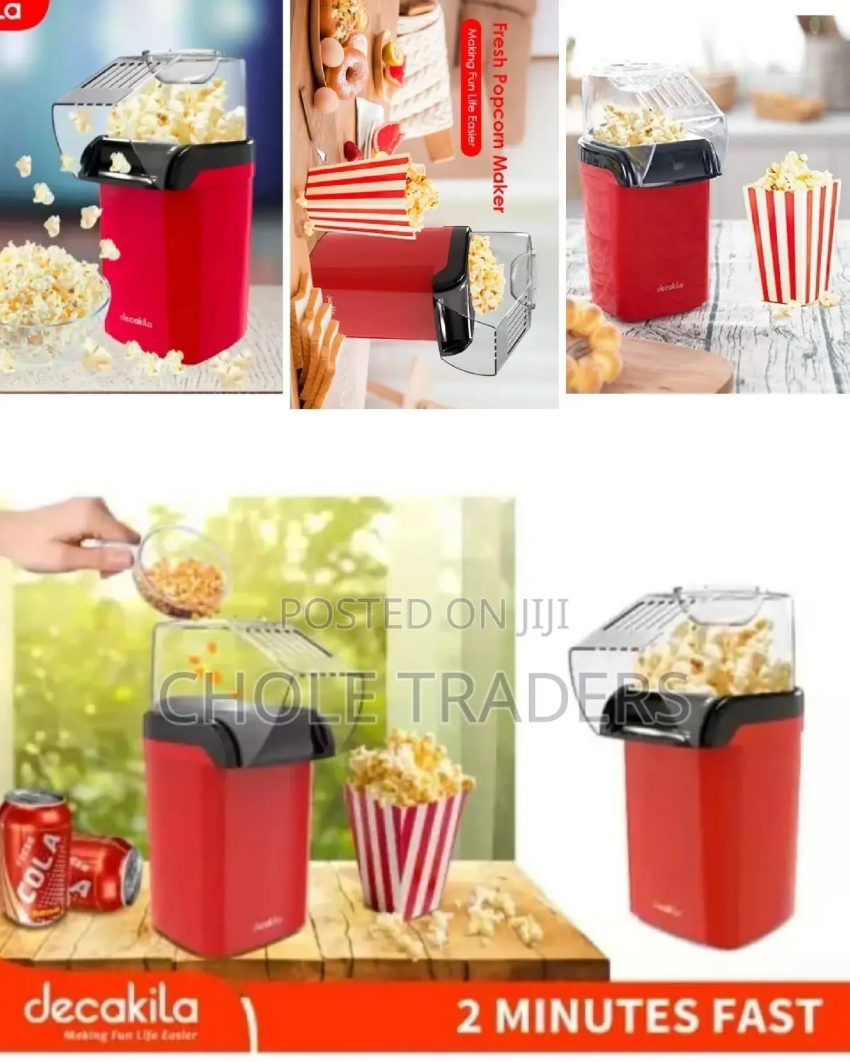 Decakila Popcorn Maker Hot Air Type