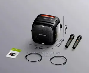 Hopestar Party One 80watt With 2 Microphone