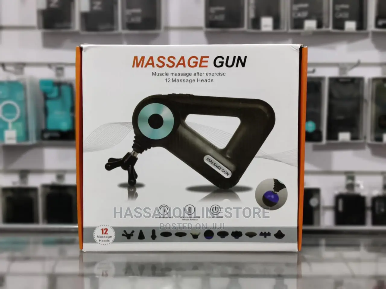 Massage Gun With 12 Heads
