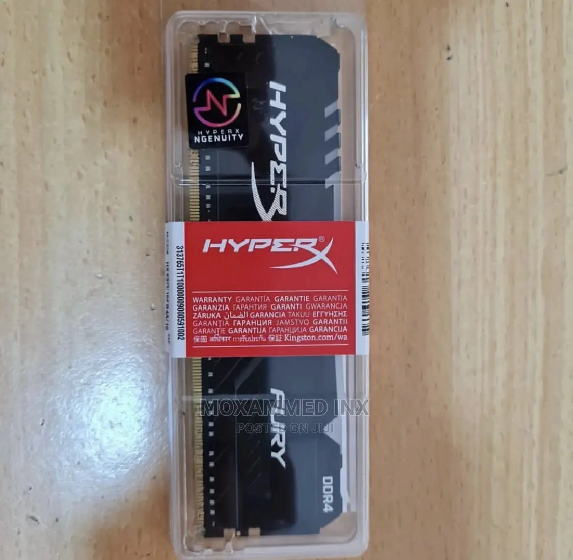 Hyper X Fury DDR4 16GB 3200mhz