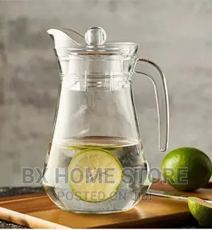 Colorless Glass Jug