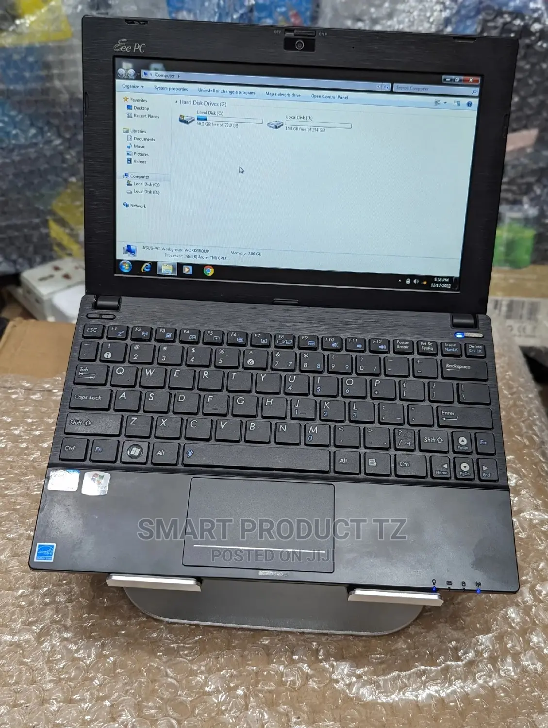 Laptop Asus Eee PC 1016P 2GB Intel Atom HDD 250GB