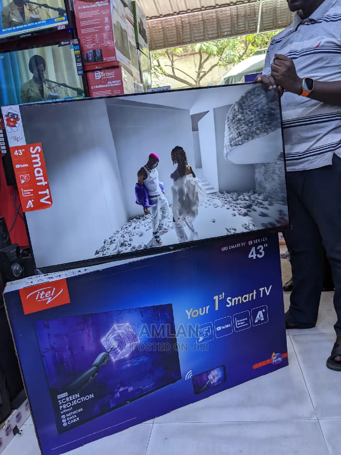 Itel TV Inch 43 Smart Frameless