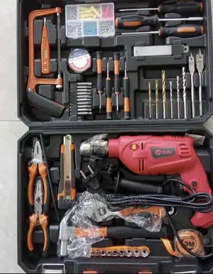 Toolbox With Electric Drill