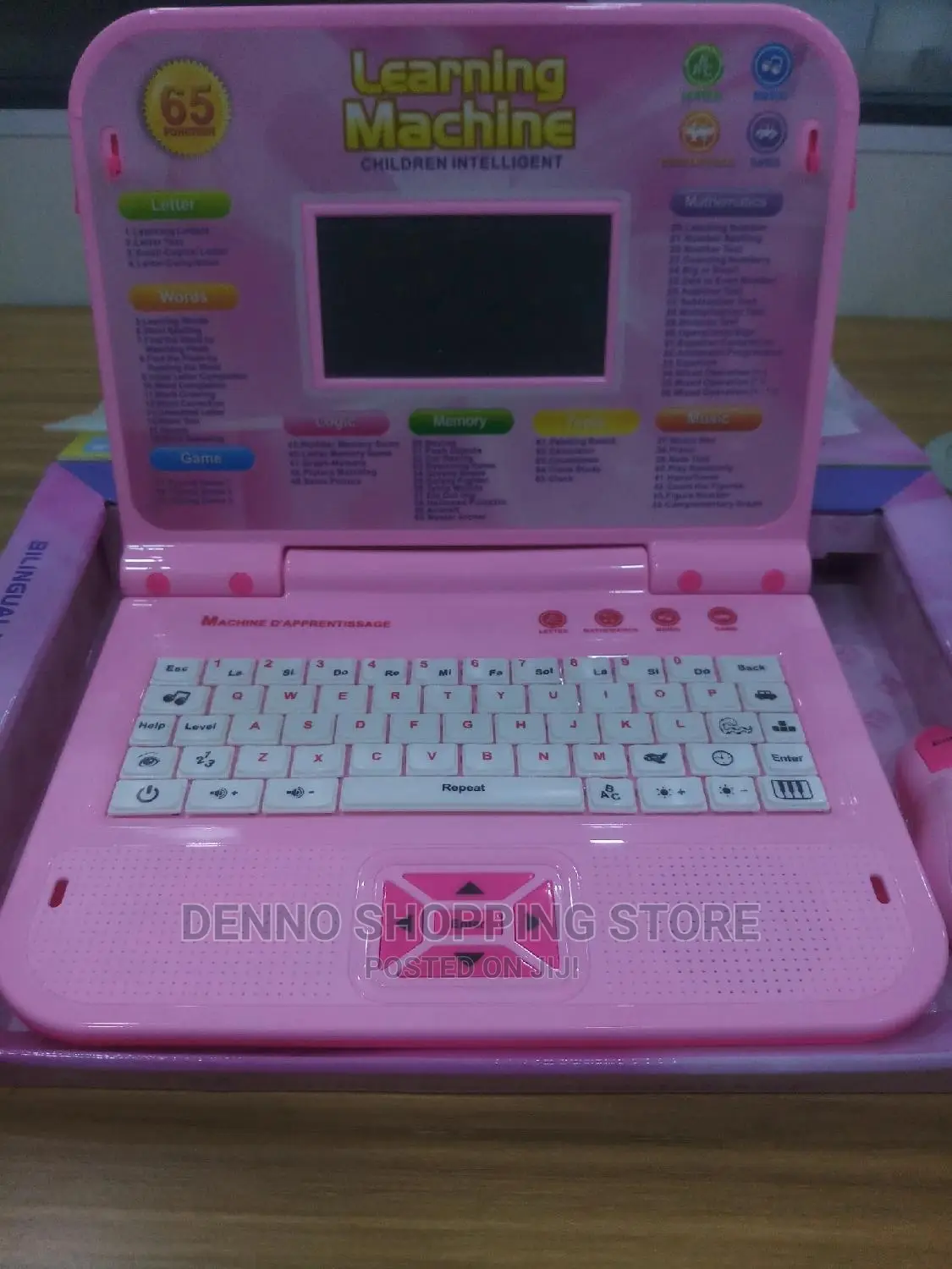 Pink Kids Laptop for Learning