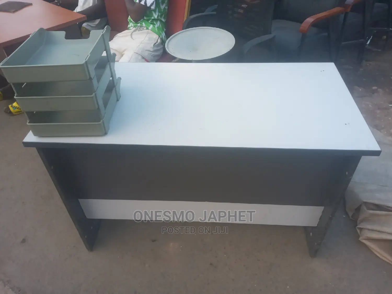 Office Table and Document Tray.